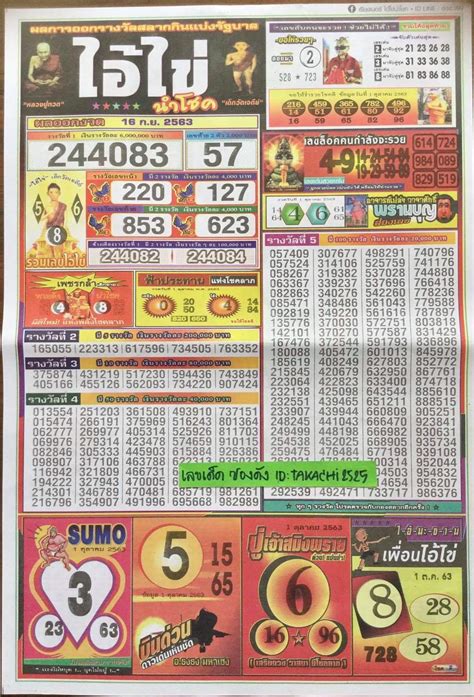 thai lottery official website